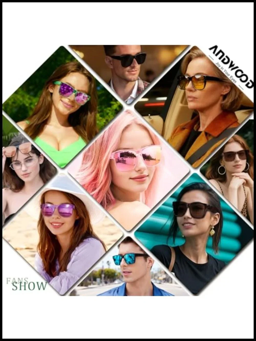 Fit Over Glasses Polarized Sunglasses Oversized Square UV400 Protection